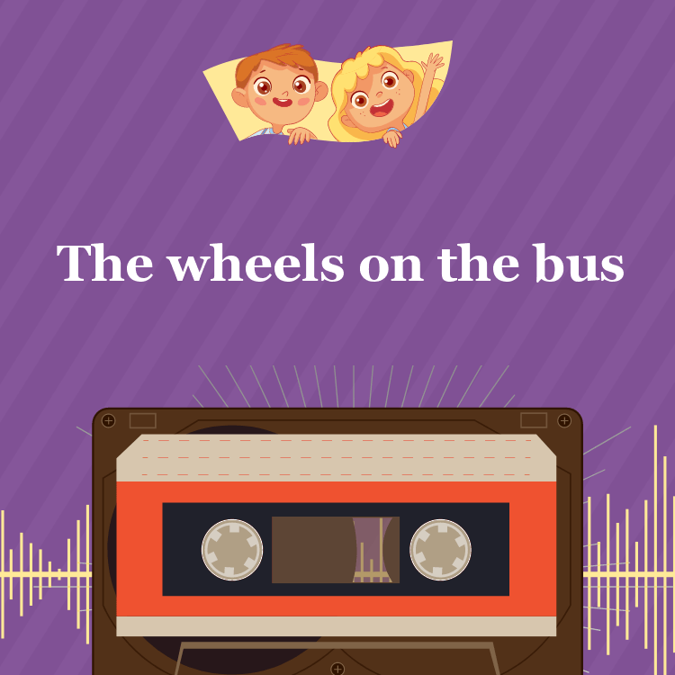 Английская песенка для малышей: The wheels on the bus